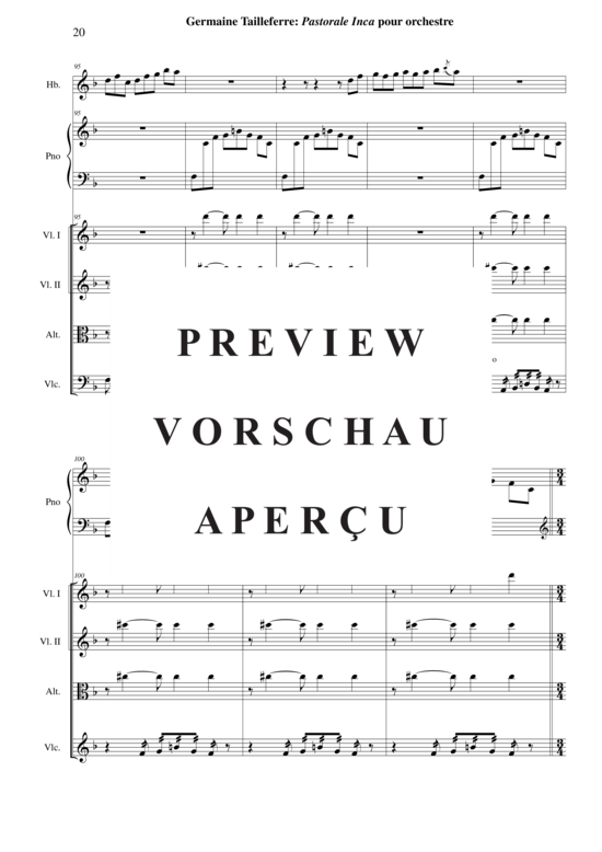 Produktgalerie: Seite 21 von 21 Pastorale Inca , , (Orchester)