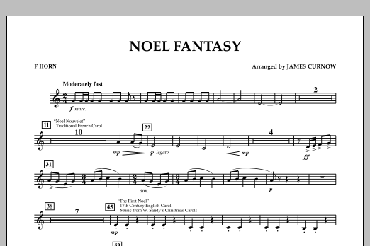 Produktbild zu:  Noel Fantasy - F Horn - 