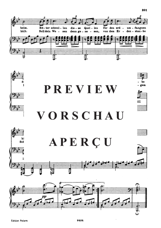 gallery: Lob der Tränen D.711 , , (Gesang tief + Klavier)