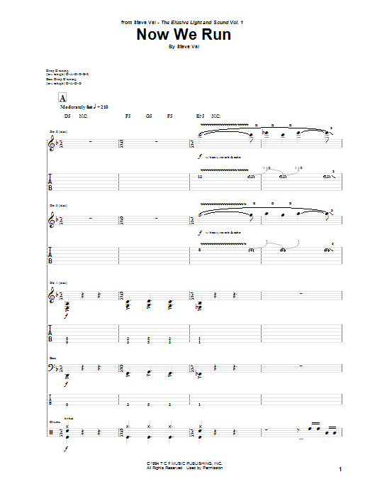 Produktgalerie: Seite 1 von 1 Now We Run, Steve Vai, Gitarre