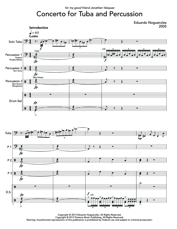 Produktgalerie: Seite 1 von 11 Concerto, , (Tuba Solo + Percussion)