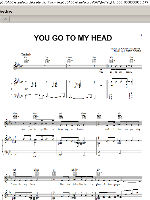 Produktbild zu: You Go To My Head