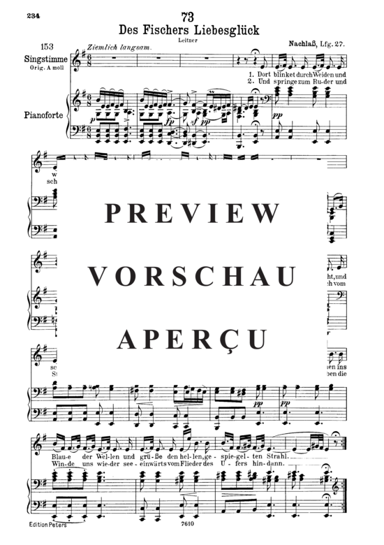 Product gallery: Page 2 of 3 Des Fischers Liebesglück D.933, , Low Voice and Piano