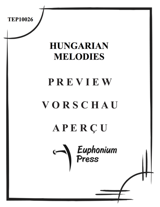 gallery: Hungarian Melodies , , (Euphonium/Kornett + Klavier)