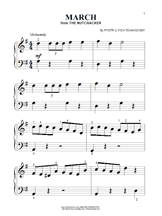 Produktgalerie: Seite 1 von 1 March, Pyotr Il'yich Tchaikovsky, Klavier