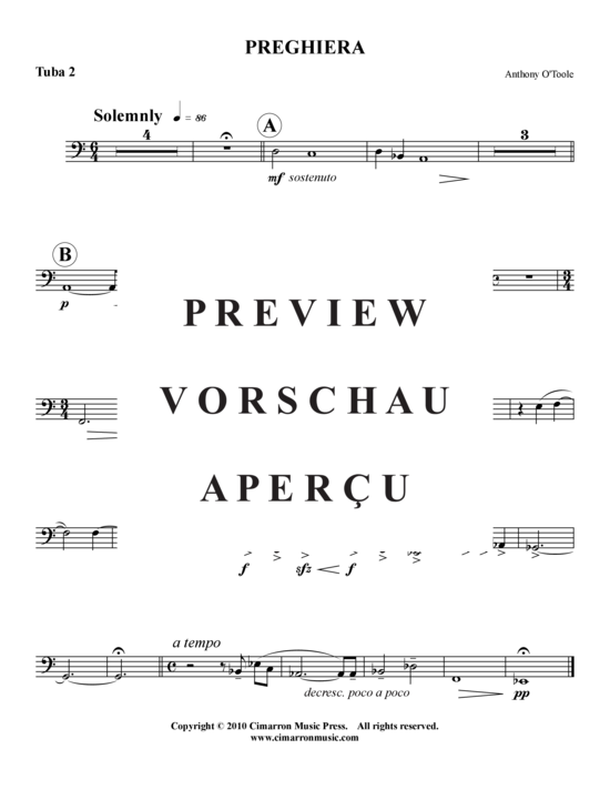 Product gallery: Page 12 of 13 Preghiera , , (Tuba-Ensemble EEETTT)