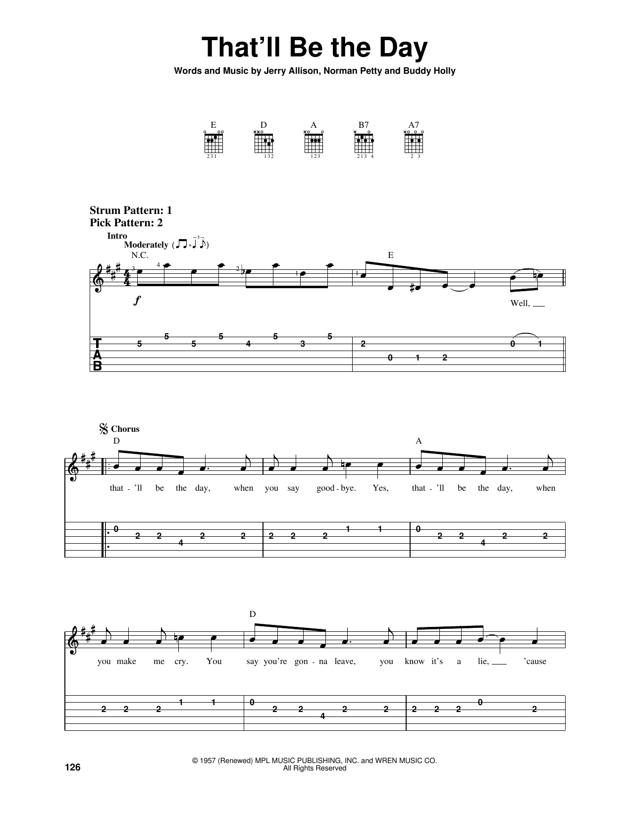 Produktgalerie: Seite 1 von 1 That'll Be The Day, The Crickets, Gitarre