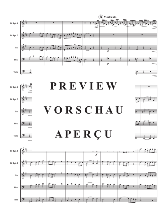 Produktgalerie: Seite 4 von 17 Volkslied , , (Blechbläser Quintett)