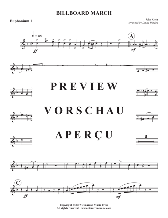 Product gallery: Page 9 of 18 Billboard March , , (Tuba Quartet)