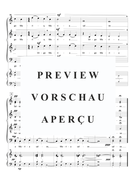 Produktgalerie: Seite 10 von 11 Salve Regina, , Gemischter Chor SSATB