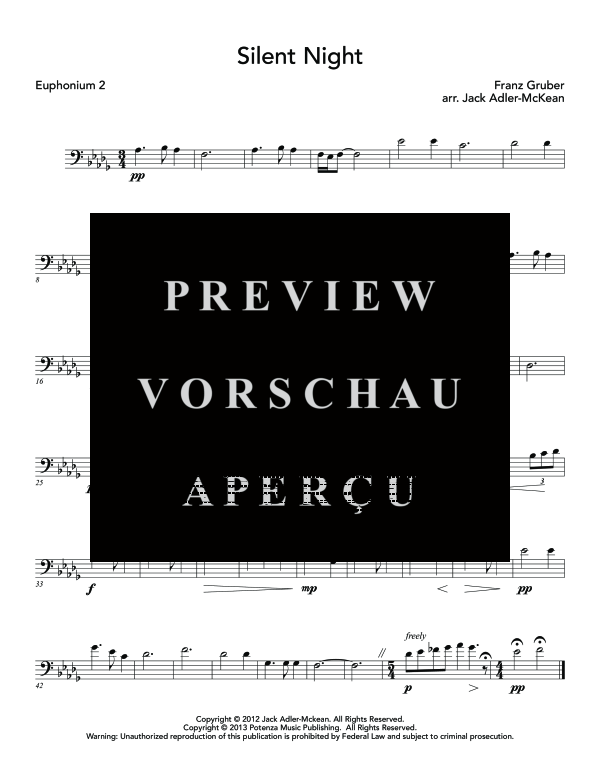 Product gallery: Page 9 of 11 Silent Night, , (Tuba Quartett EETT)