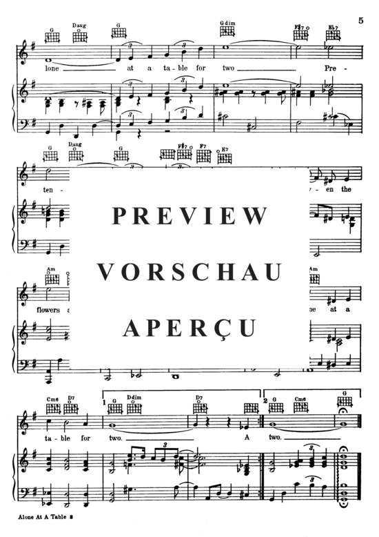 Produktgalerie: Seite 5 von 8 Alone At A Table For Two , Lombardo, Guy, Klavier und Gesang