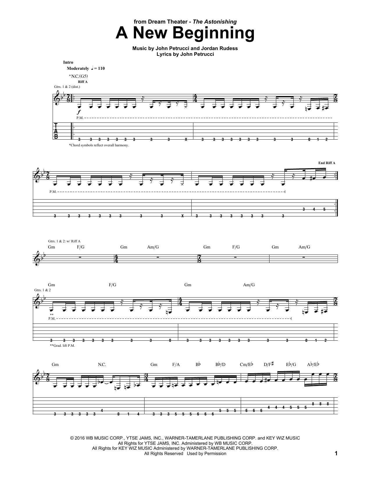 Product gallery: Page 1 of 1 A New Beginning, Dream Theater