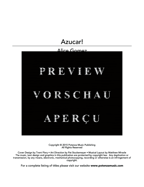 Produktgalerie: Seite 3 von 11 Azucar!, , (Tuba und Percussion)