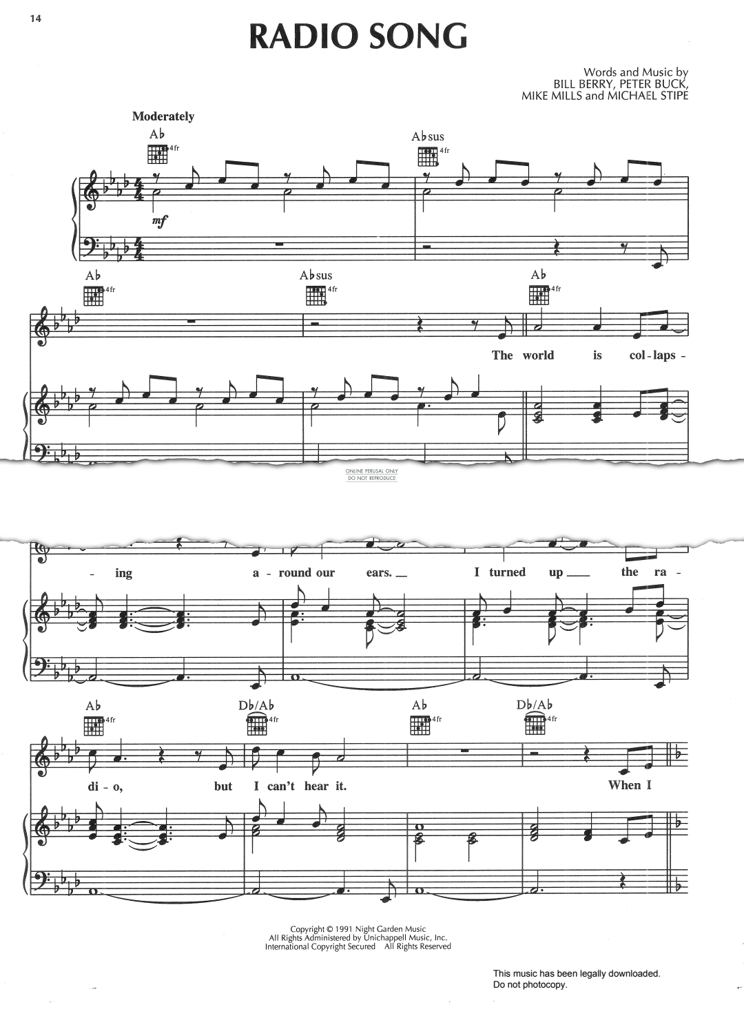 Produktbild zu: Radio Song