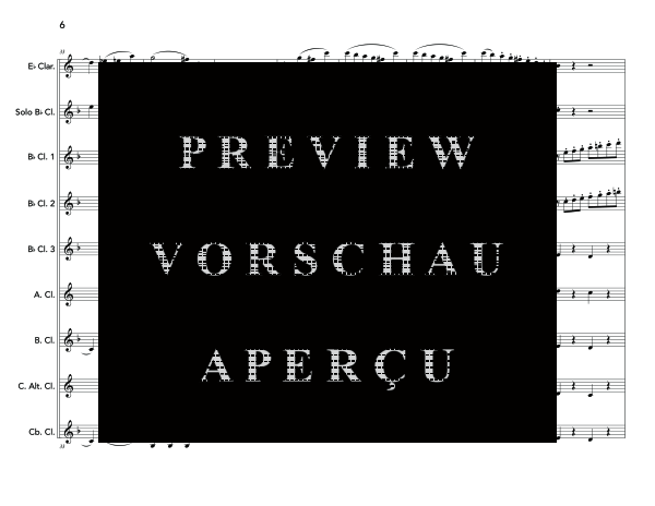 Produktgalerie: Seite 10 von 11 Sextet, Op. 81b, , (Klarinettenchor)