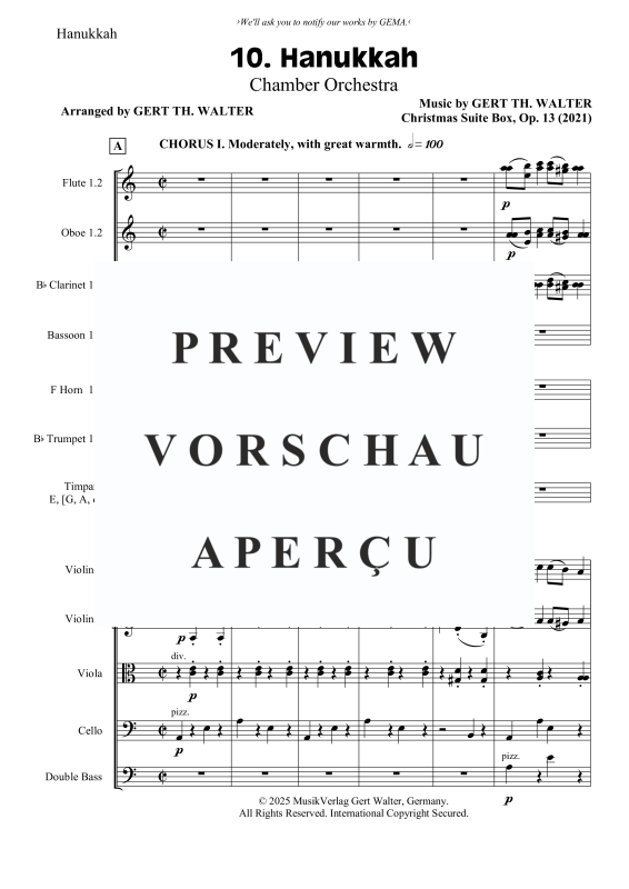 gallery: Hanukkah, , Kammer Orchester