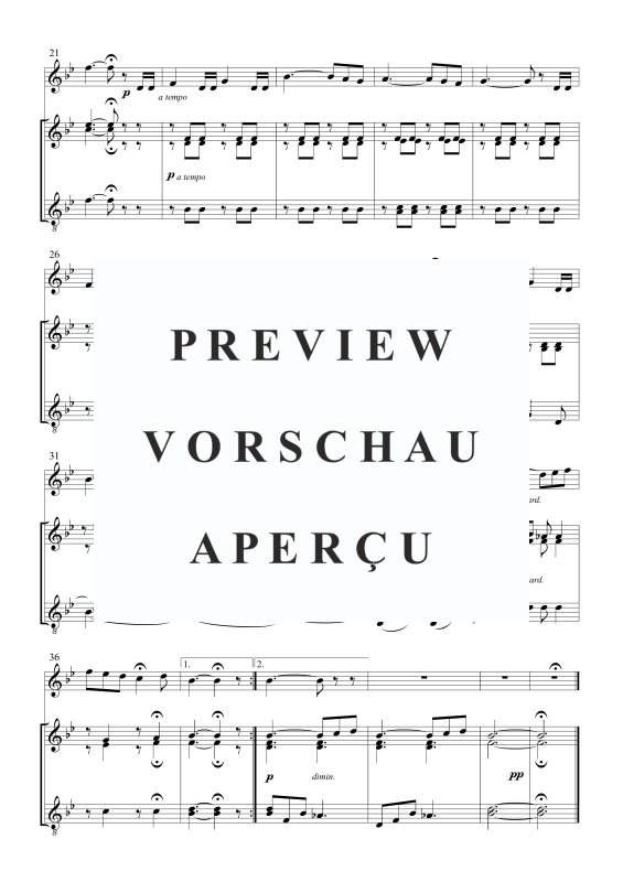 Product gallery: Page 5 of 5 Wie mein Ahnl zwanzig Jahr (Lied aus „Der Vogelhändler”), , Solo and Trombone Choir
