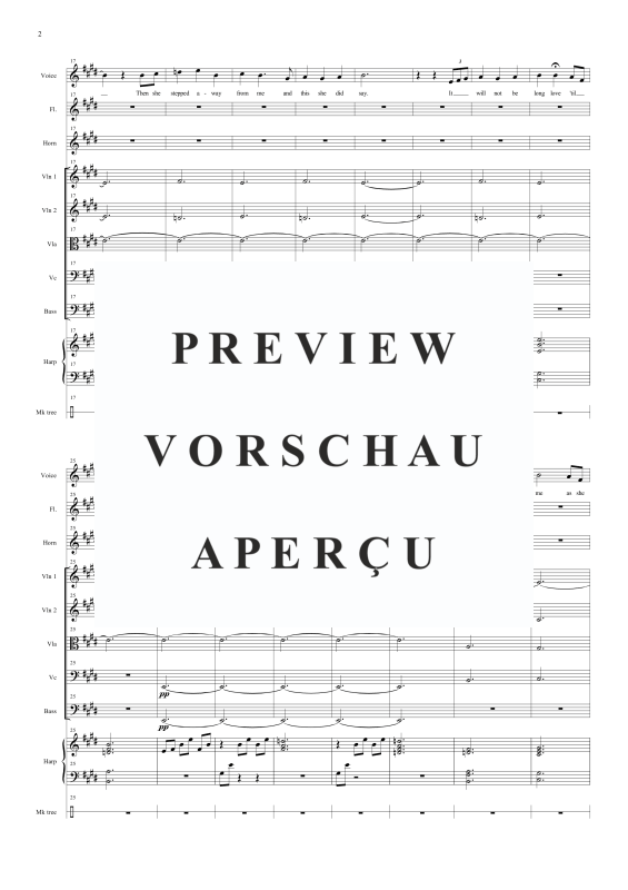 Produktgalerie: Seite 5 von 11 She Moved through the Fair, , Solo Gesang und kleines Orchester