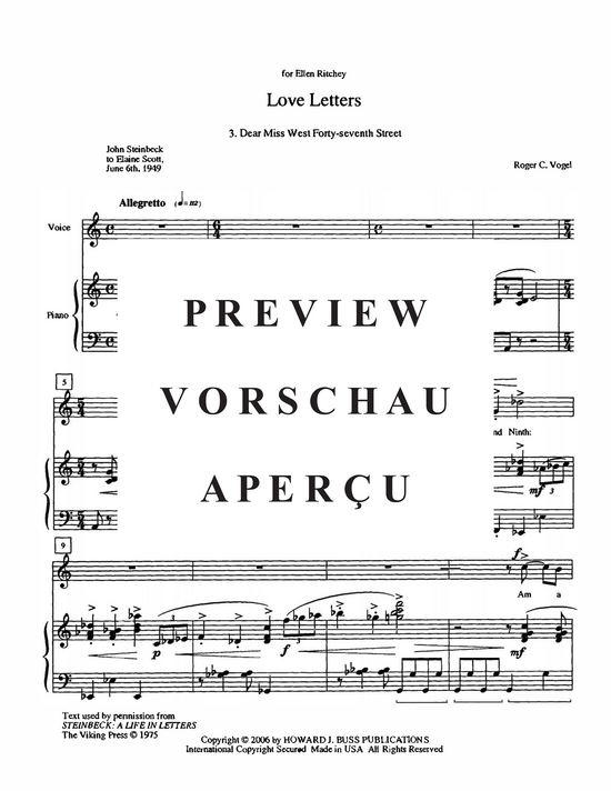 Product gallery: Page 13 of 21 Love Letters , , (soprano/tenor and piano)