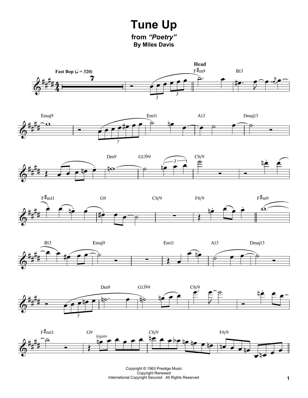 Product gallery: Page 1 of 1 Tune Up, Stan Getz