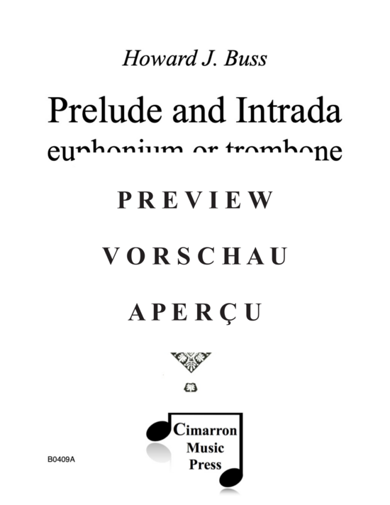 Product gallery: Page 2 of 21 Prelude and Intrada , , (4 euphonium or trombone quartet)