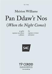 Produktbild zu: Pan Ddaw'r Nos (When the Night Comes)