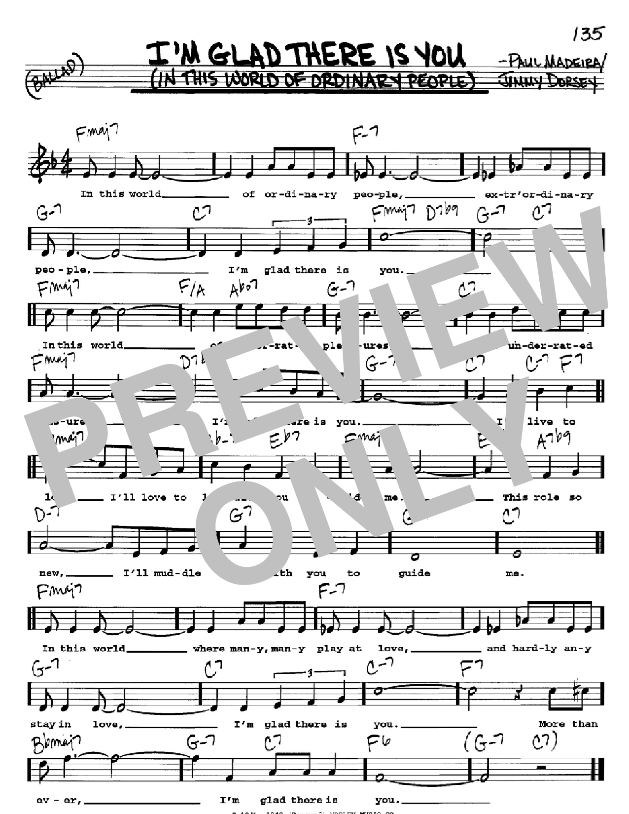 Produktbild zu: I'm Glad There Is You (In This World Of Ordinary People)