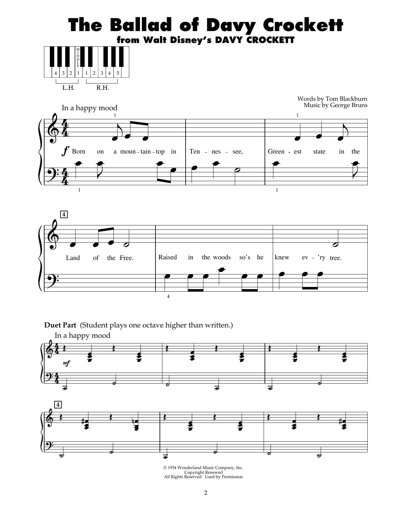 Product gallery: Page 1 of 1 The Ballad Of Davy Crockett, Fess Parker
