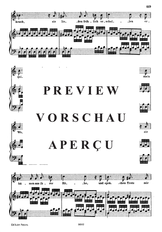Product gallery: Page 3 of 4 Und wüßten's die Blumen, die kleinen Op.48 No.8, , High Voice and Piano