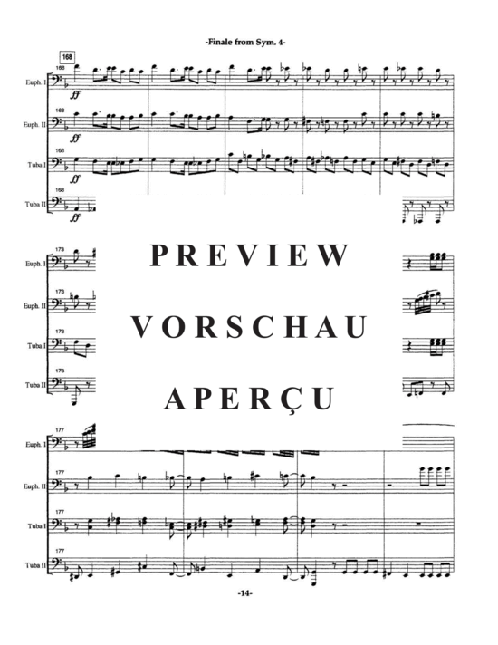 gallery: Finale from Symphony No. 4 , , (Tuba Quartett EETT)