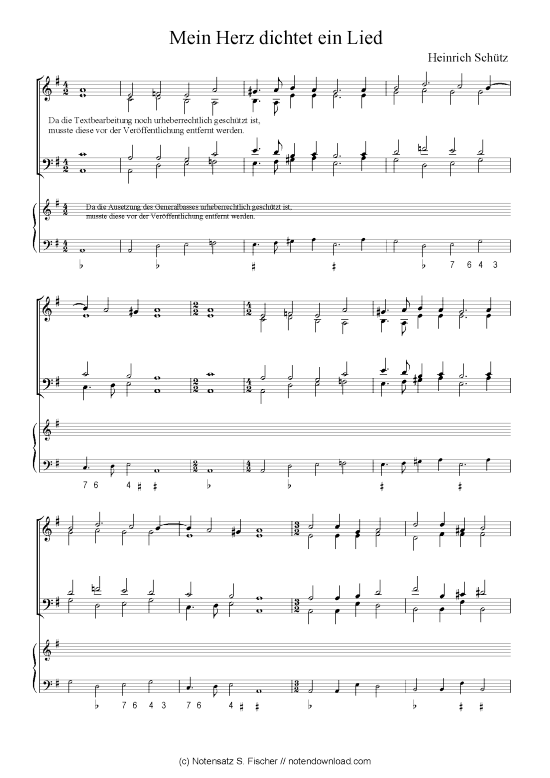 Product picture to: Mein Herz dichtet ein Lied Heinrich Schütz