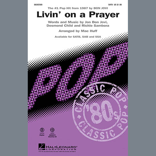 Produktbild zu: Livin' On A Prayer (arr. Mac Huff)