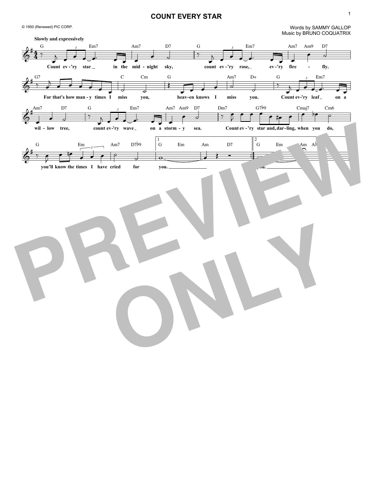 Produktbild zu: Count Every Star