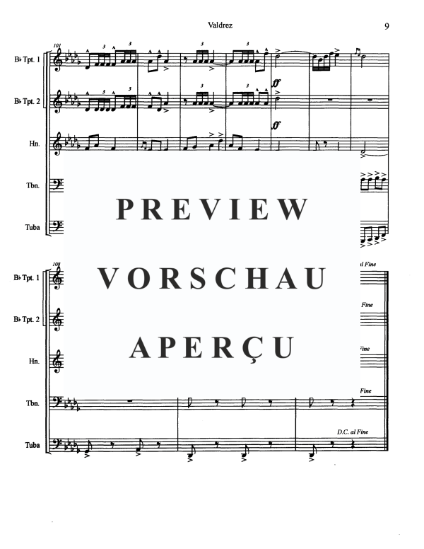 Produktgalerie: Seite 11 von 11 Valdrez, , Blechbläserquintett