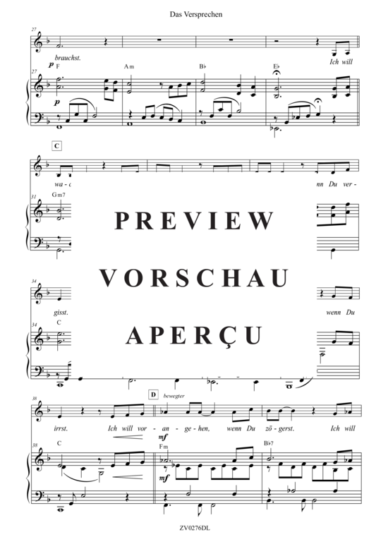 Product gallery: Page 4 of 7 Das Versprechen , , (voice + piano)