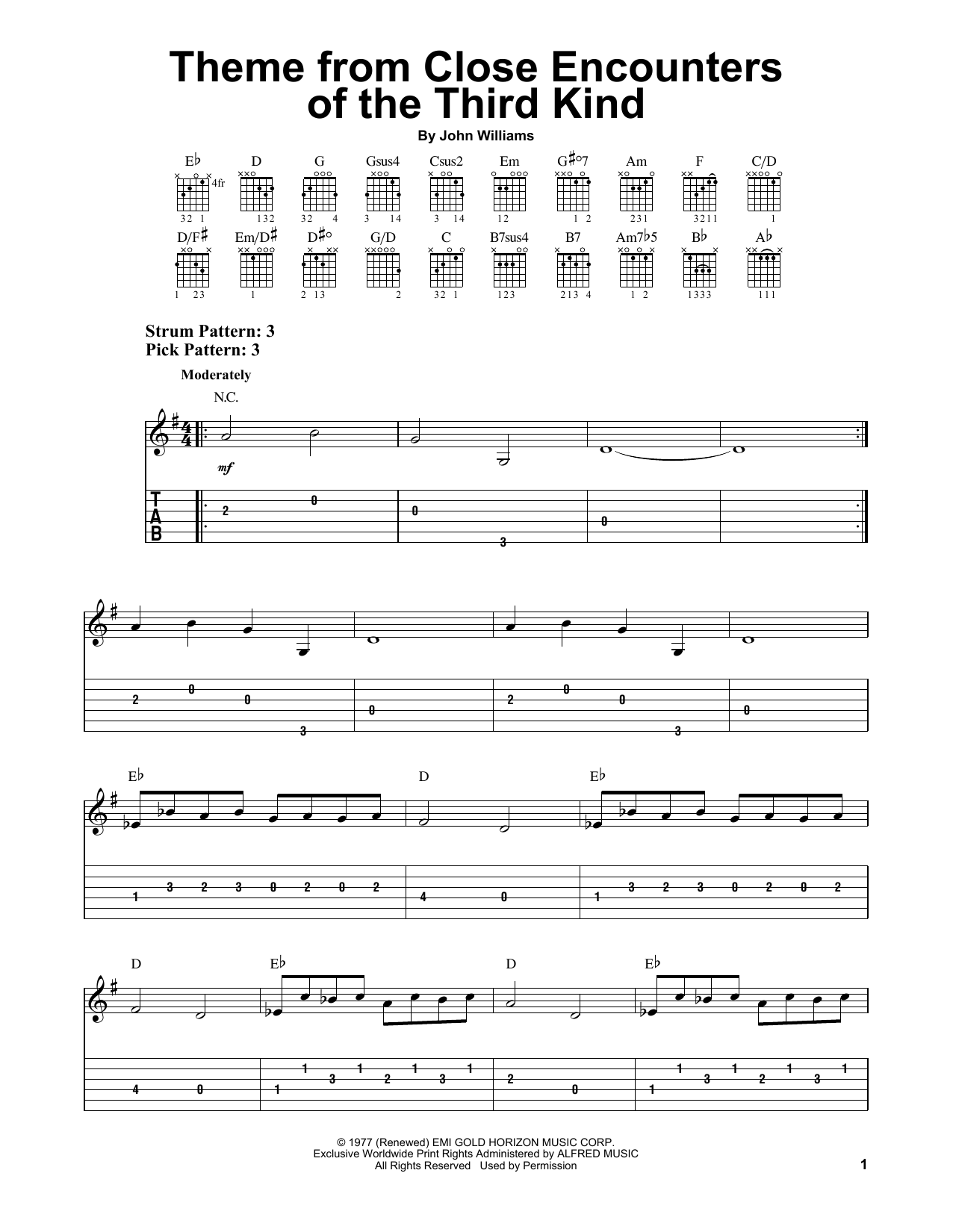 Product gallery: Page 1 of 1 Theme From Close Encounters Of The Third Kind, John Williams
