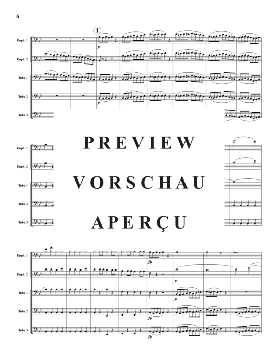 gallery: Hochzeit des Figaro – Ouvertüre , , (Tuba-Ensemble: Bariton/Pos+Tuba)