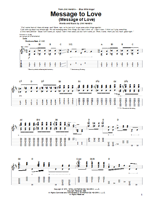 Produktbild zu: Message To Love (Message Of Love)
