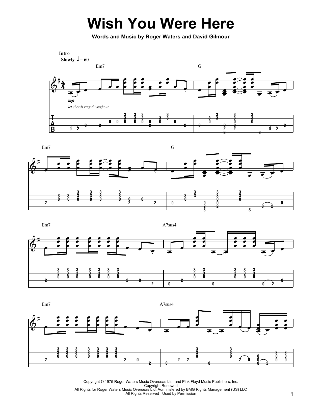 Produktbild zu: Wish You Were Here