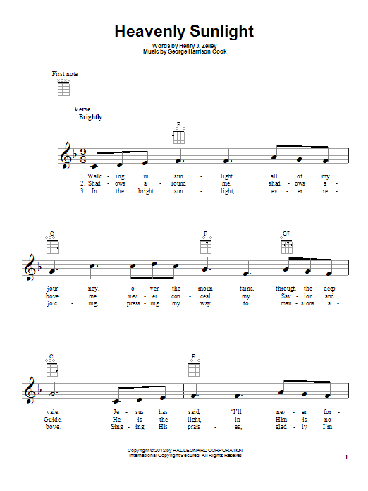 Product gallery: Page 1 of 1 Heavenly Sunlight, George Harrison Cook