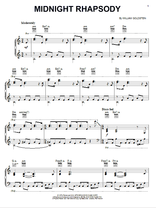 Product gallery: Page 1 of 1 Midnight Rhapsody, William Goldstein