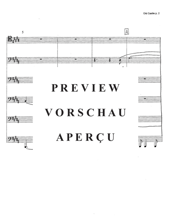 Produktgalerie: Seite 4 von 21 The Old Castle , , (Tuba Ensemble EEETTT)