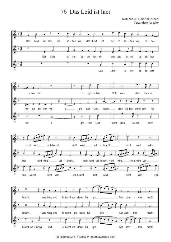 Produktbild zu: Das Leid ist hier Heinrich Albert 