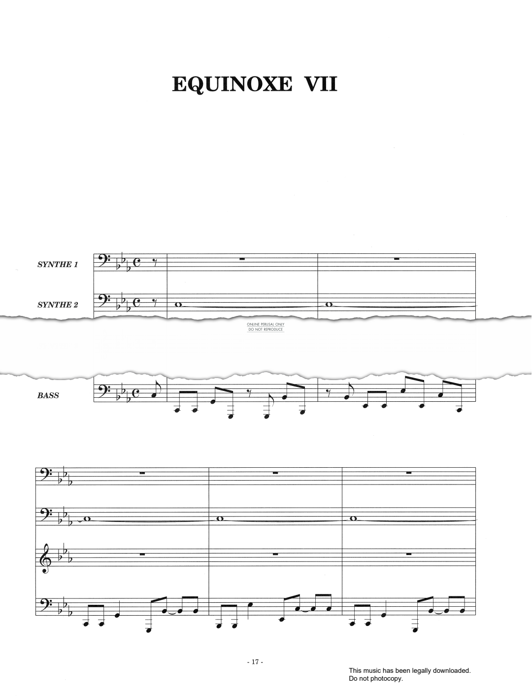 Product gallery: Page 1 of 1 Equinoxe VII, Jean-Michel Jarre