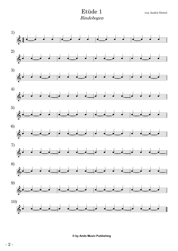 Produktgalerie: Seite 1 von 11 Etüden für Snare Drum im 4/4-Takt - Band 2, , Snare Drum Solo