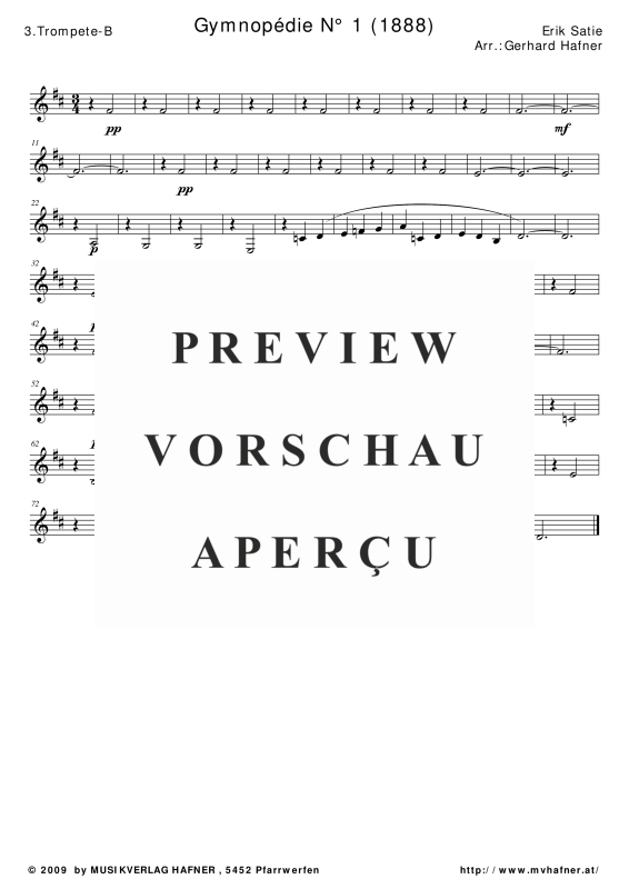 gallery: Gymnopedie No. 1, , (Blechbläser Quintett)