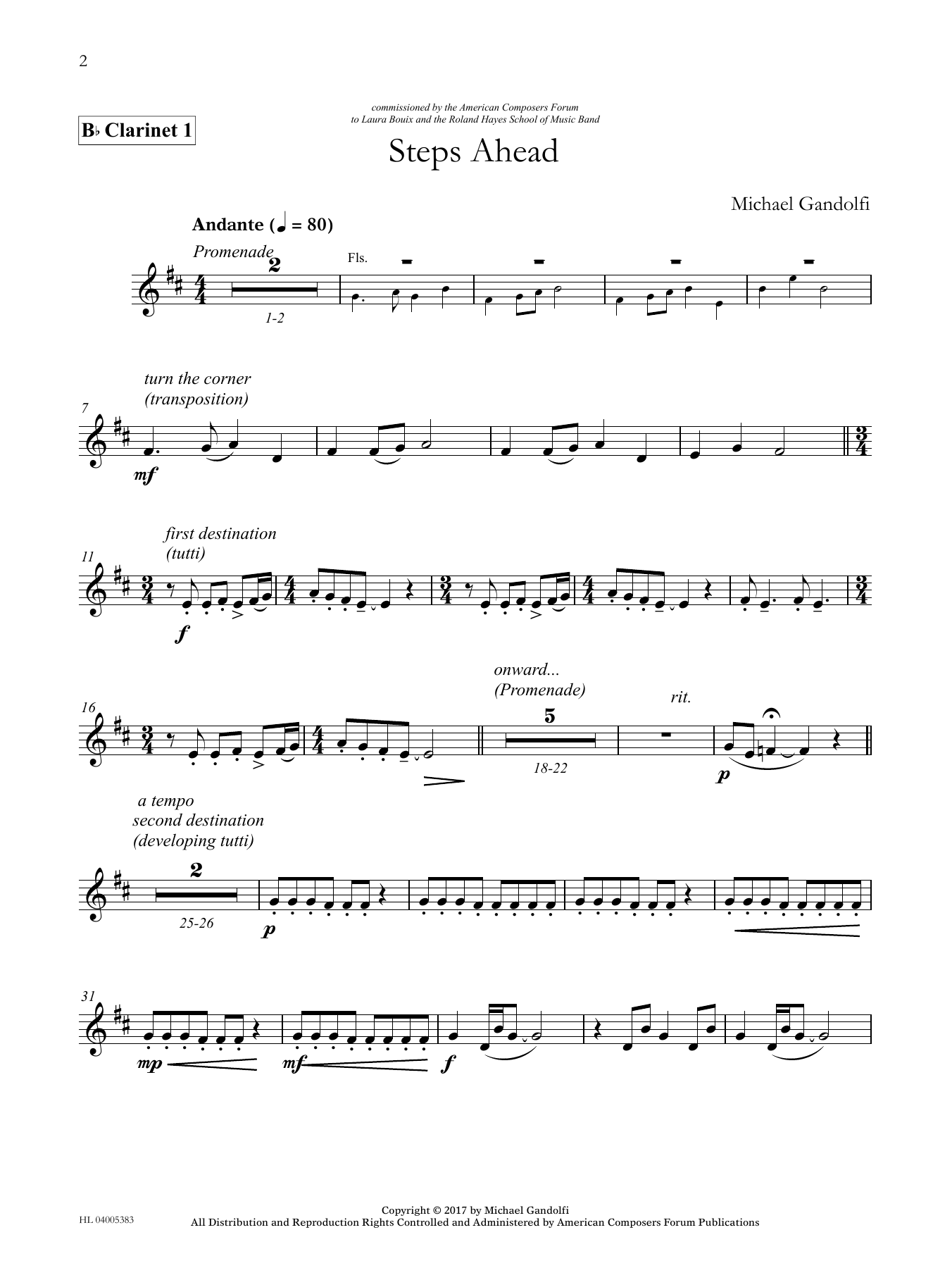 Product picture to: Steps Ahead - Bb Clarinet 1