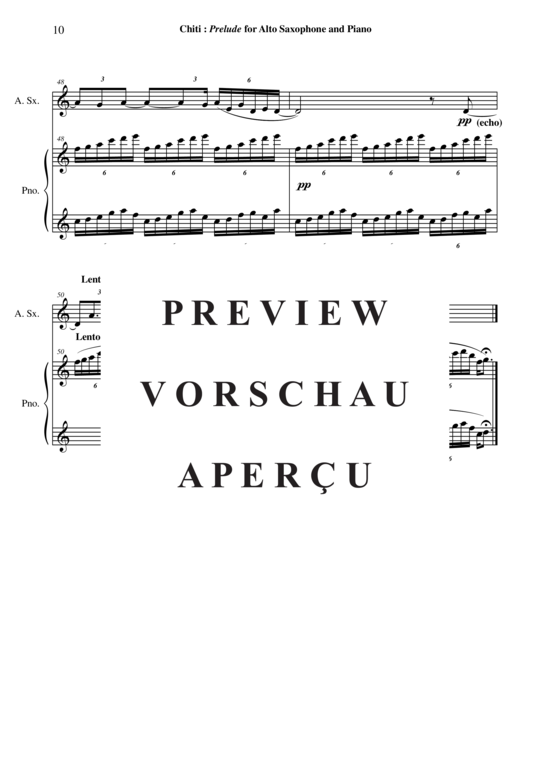Product gallery: Page 11 of 14 Prelude , , (alto saxophone + piano)