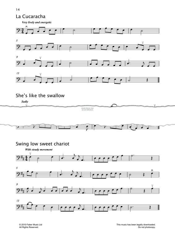 Produktgalerie: Seite 1 von 1 La Cucaracha, Traditional, Violoncello